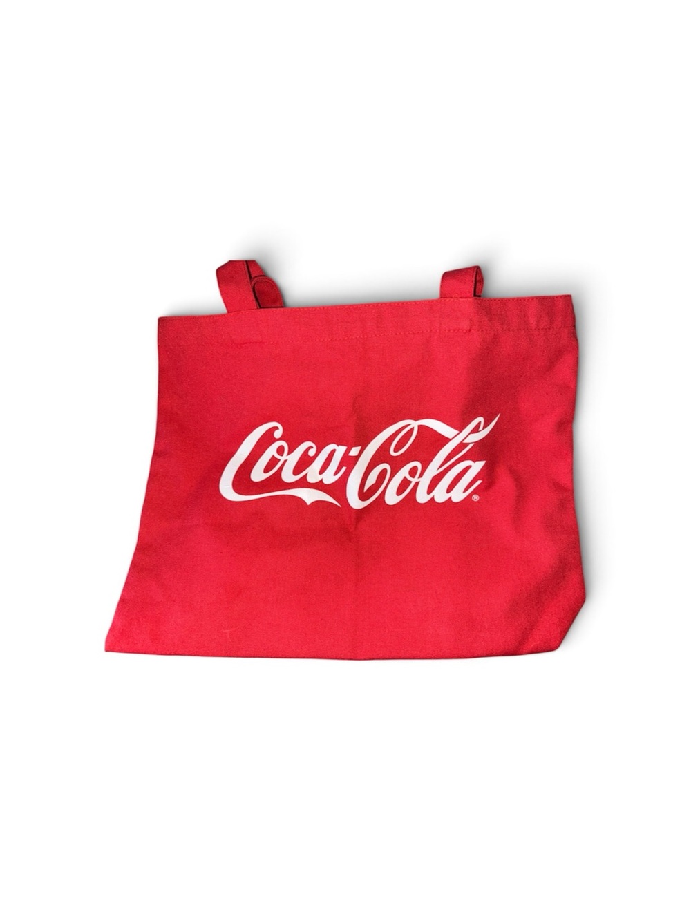 Coca Cola Red and White Logo Canvas Tote